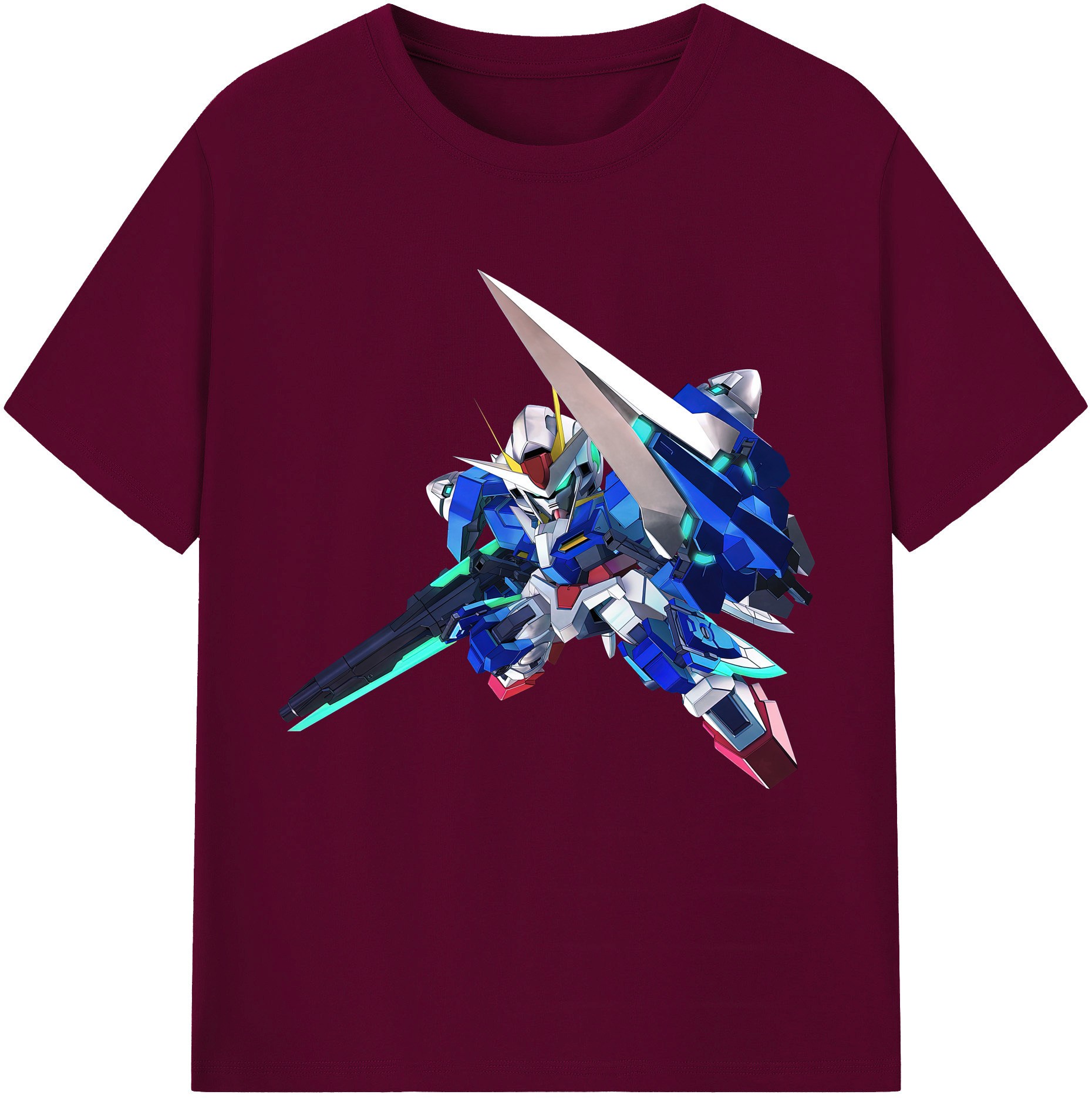 （画像用） 機動戦士ガンダム Mobile Suit Gundam レディースカジュアルプリントTシャツ（綿100％）